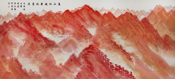 著名国画家何俊华长江四季动态数字藏品发行预告及赋能计划