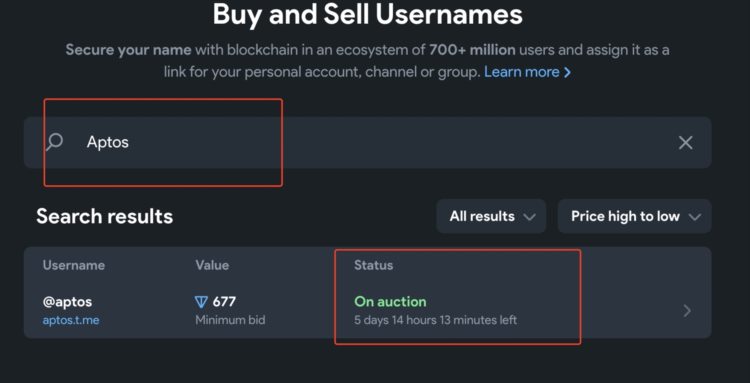 如何参与Telegram新推出的用户名拍卖（附教程）