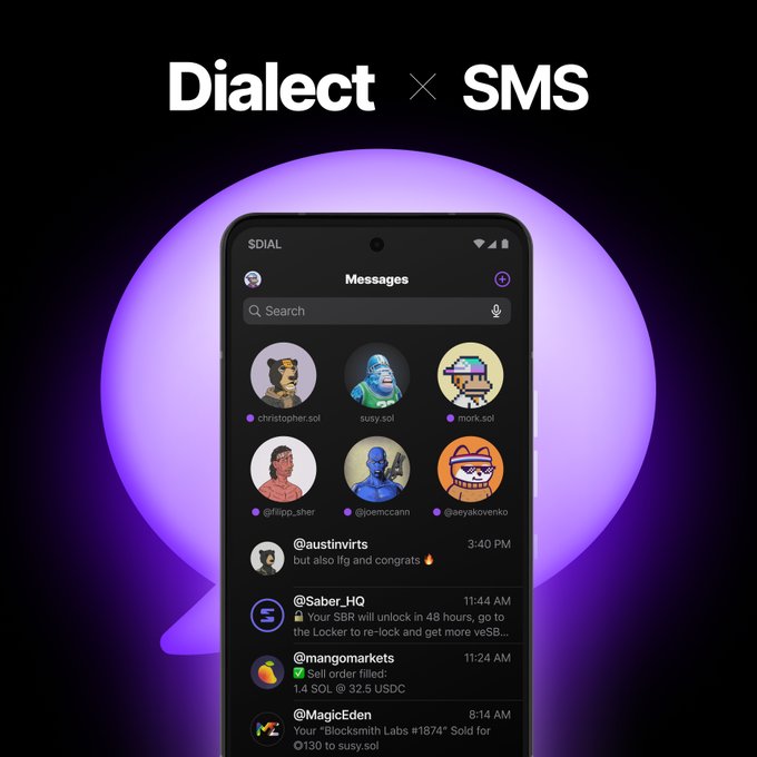 新项目|Dialect：与SolanaMobile合作的链上消息通知协议