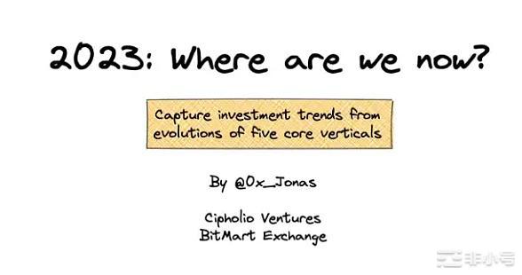 2023 我们身在何处？从五大核心赛道演变逻辑看加密投资趋势  市场在经历 DeFi 和 NFT 为