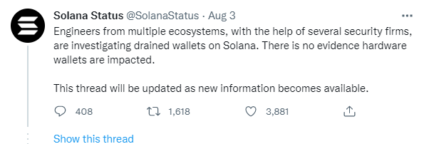 波及上万用户损失数百万美元Solana钱包被盗分析