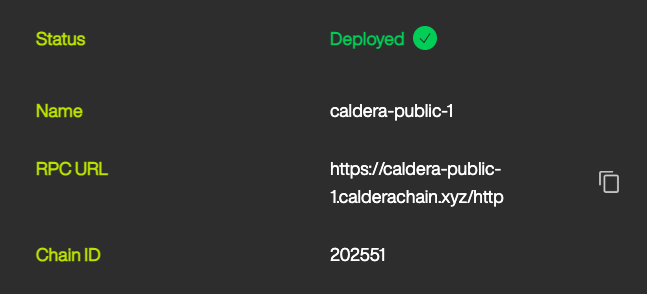 新项目|Caldera：5分钟内启动一个属于自己的Rollup
