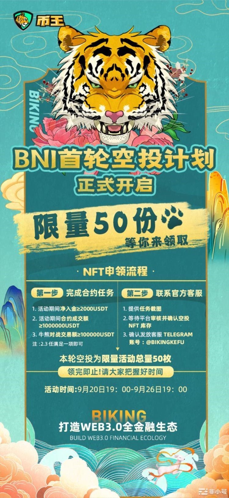 BiKing币王-币王BNI系列NFT正式上线