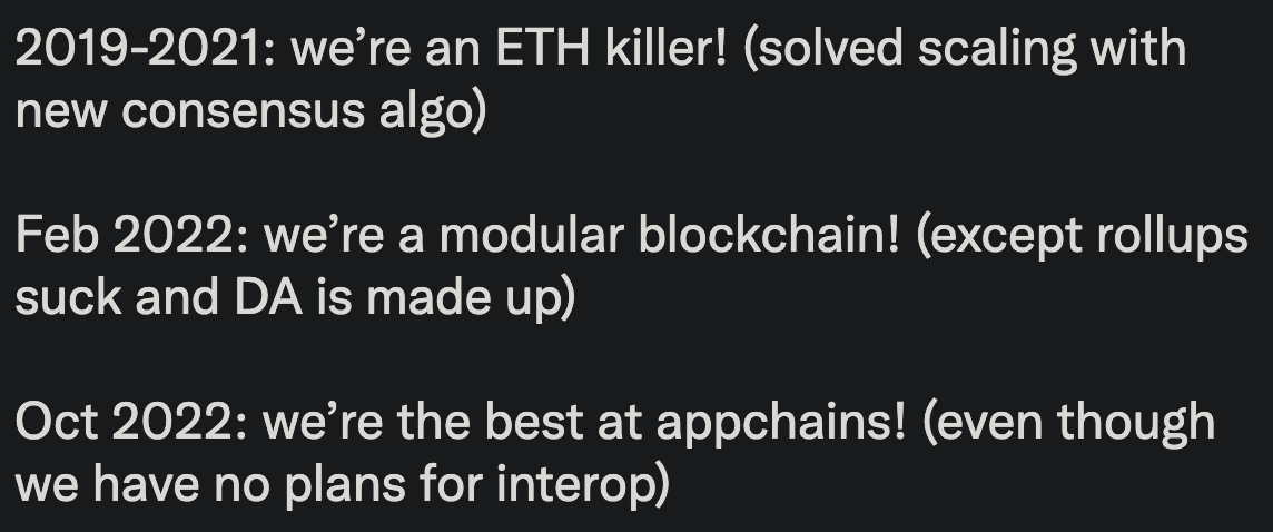 ForesightVentures：应用链&gt;链上应用?