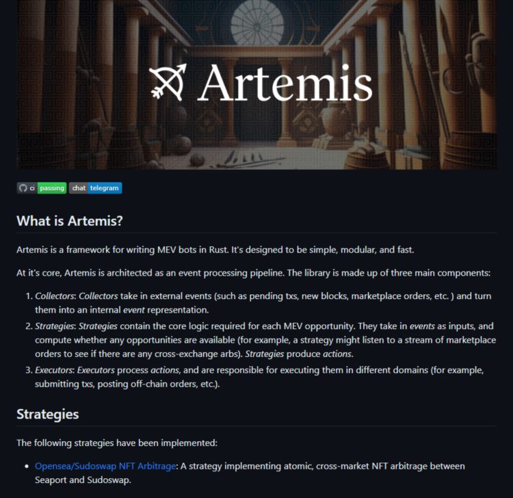 一文读懂Artemis：Paradigm出品开源的MEVBot框架