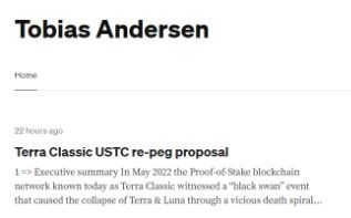 新USTC提案绝不增发LUNC！|分区池概念提案