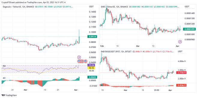 DOGE飙升30%推特标志改为柴犬狗这是模因币新一轮牛市吗?