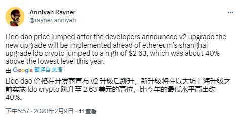 为什么Lido价格在整体下跌时上涨是否值得购买?