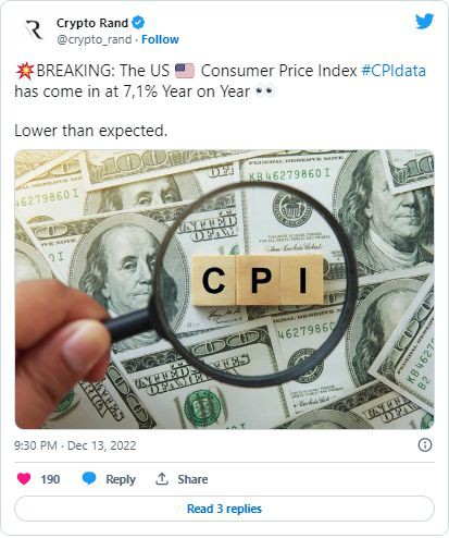 随着美国通胀CPI数据的发布比特币价格预测——BTC登月？