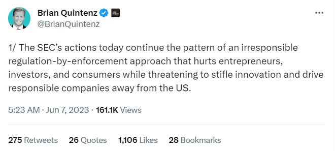 SEC要和全球的加密人对抗BTC将何去何从?