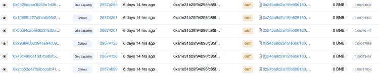 BiswapV3Migrator合约漏洞百出假代币攻击让用户赔惨了