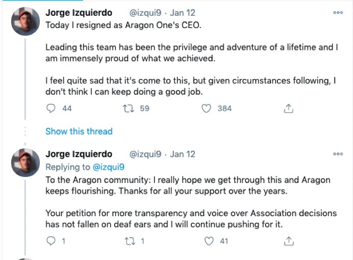Aragon解散DAO时代落幕了?