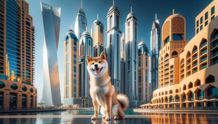 柴犬SHIB在迪拜加密货币交易所入口亮相市值达63亿美元超130万持有者