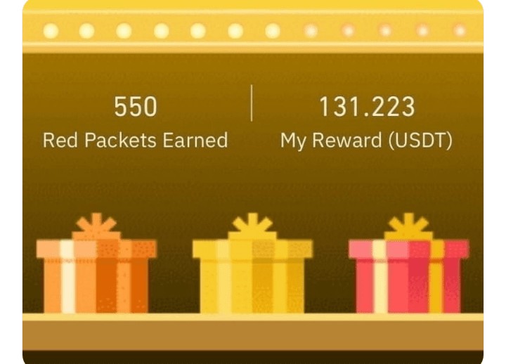 币安活动：免费奖励吸引新用户，真实激励方式，参与红色礼物活动赚取奖励