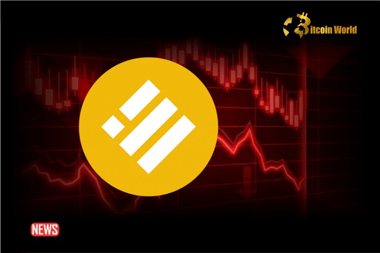 由于币安对 TUSD 和 FDUSD 的支持，BUSD 稳定币从前五名跌落