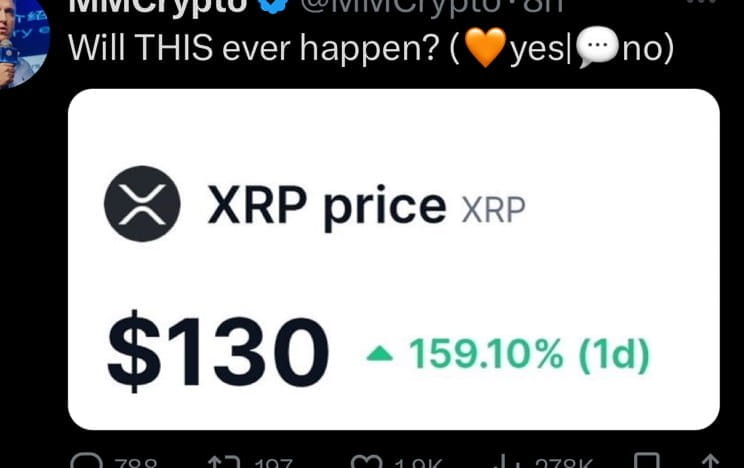 XRP100到2000美元不切实际的快速思考