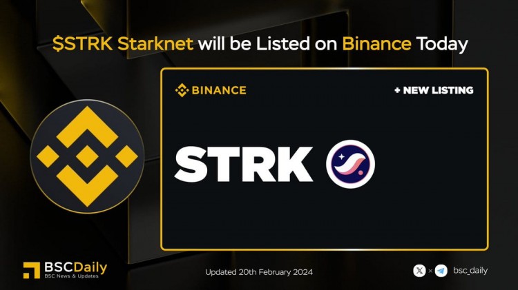 Starknet Listing: Binance Debut at 13:00 (UTC) - What's Next for Price?