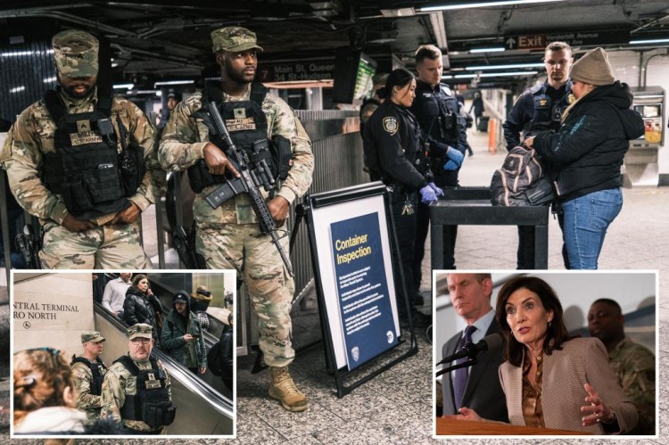 霍楚尔禁止部署在纽约地铁行李检查站的国民警卫队使用长枪